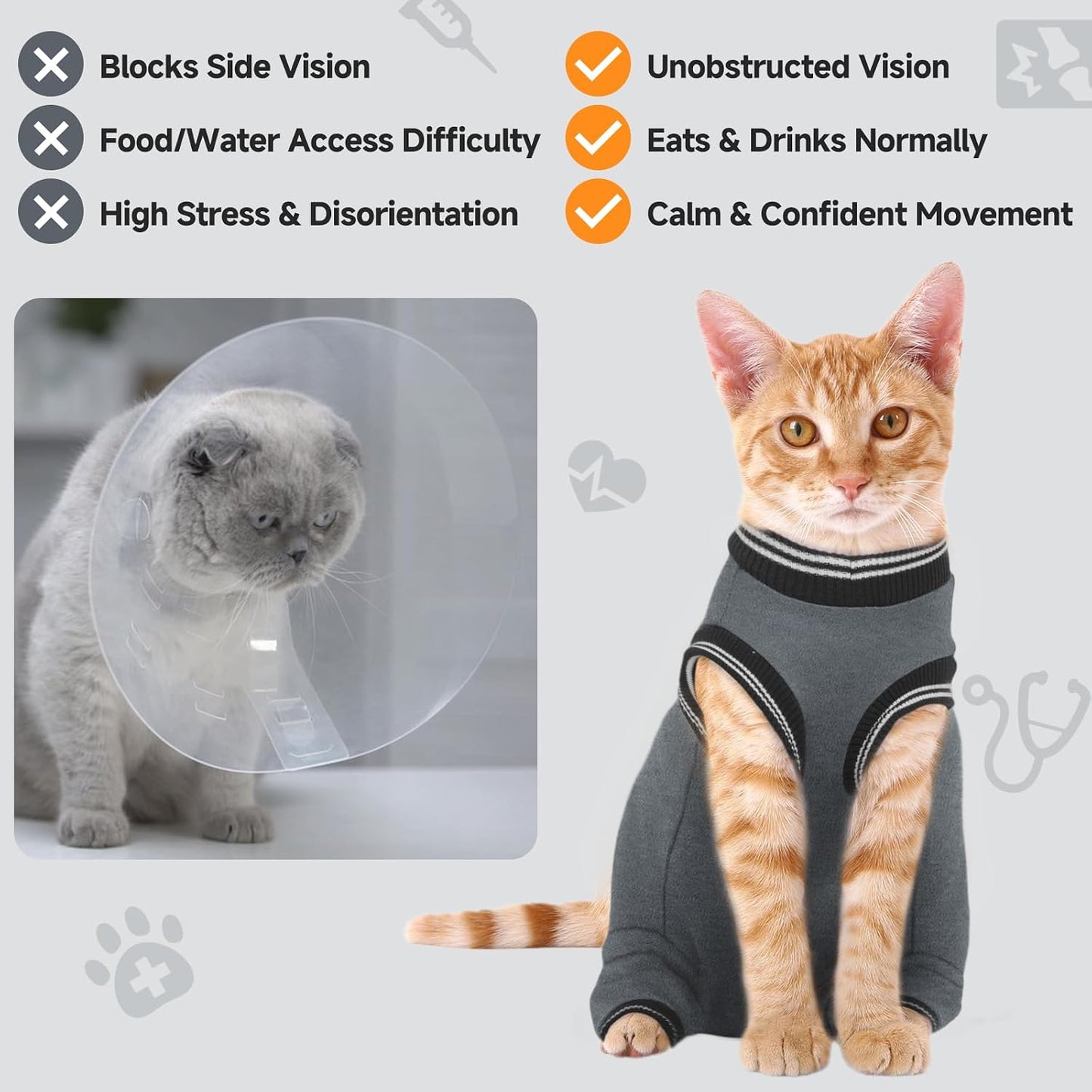 Detail of Yternal surgical recovery suit fabric and fit