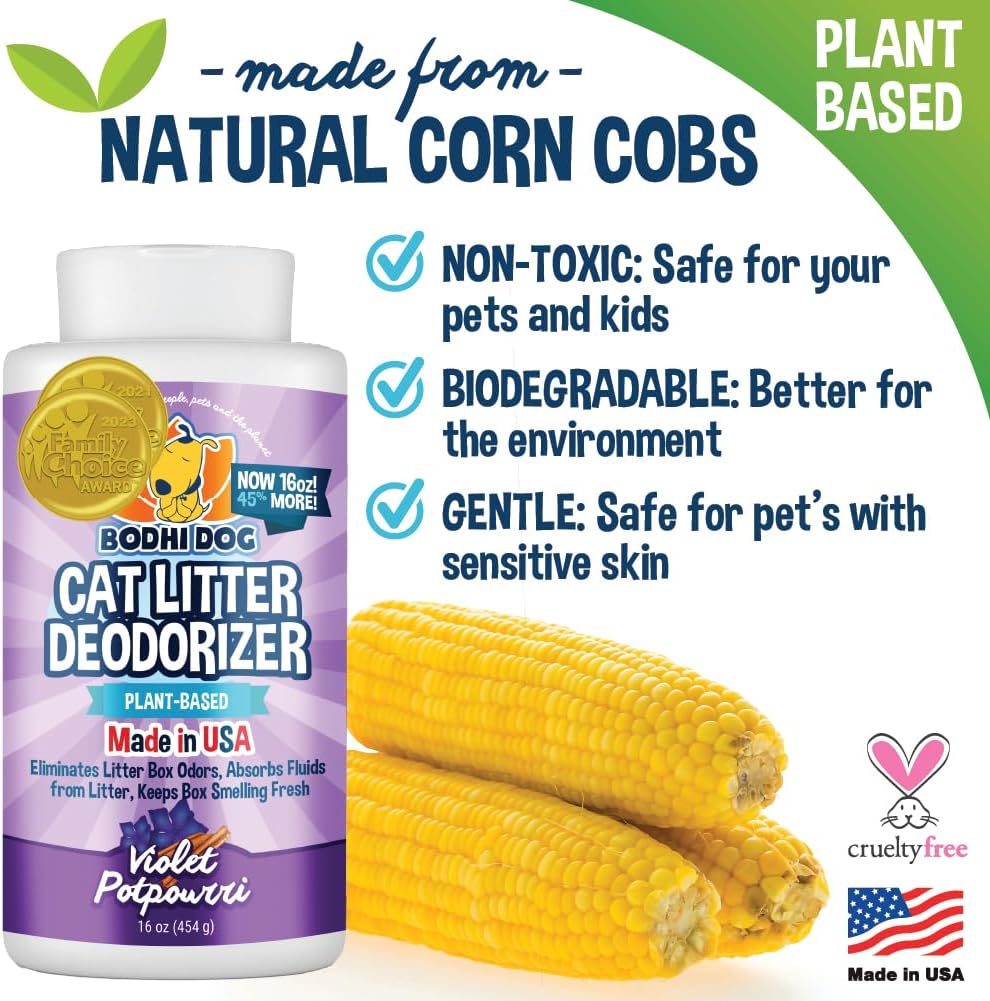 USA imported pet odor eliminator powder back label instructions