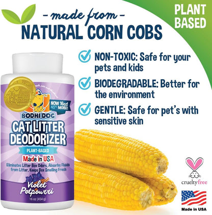 USA imported pet odor eliminator powder back label instructions