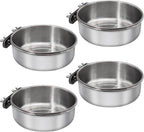Bird Feeding Dish Cups, Stainless Steel, 2 Pack, Small - Image 7