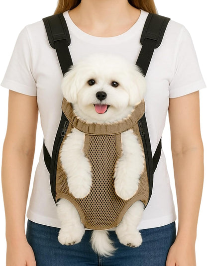Mosago Dog Backpack Carrier, Adjustable Pet Front Carriers, Legs Out Carrying Sling Travel Bag for Small Medium Dogs 7-11 Lbs, Soft Wearable Puppy Chest Carry Backpacks for Walking/Hiking/Camping - Image 11