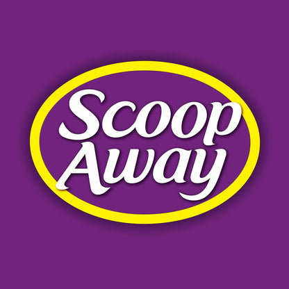 Back label of Scoop Away cat litter showing usage instructions