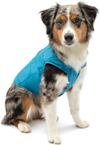 Kurgo Loft Dog Jacket - Reversible Cozy Coat for Outdoor Adventures - Water Resistant - Athletic Fit - Machine Washable Fabric - Reflective Dog Gear - Large - Coastal Blue - Image 11