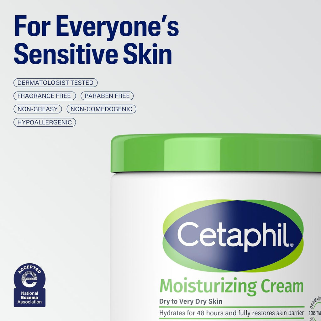 Cetaphil daily skincare cream lifestyle setting