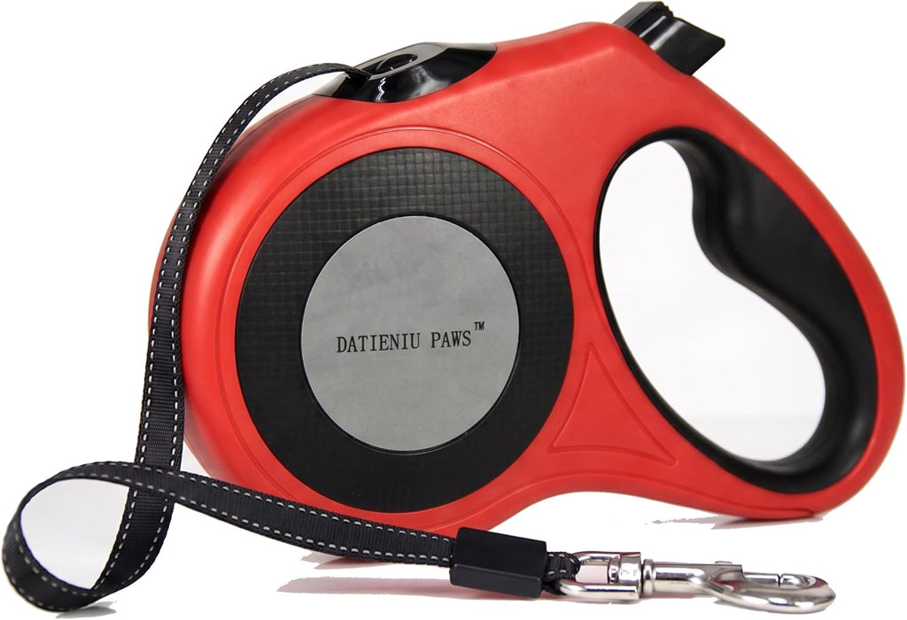 XL 16FT Retractable Dog Leash for Large Dog up to 120 lbs, Chew Proof Steel Wire Extender, One-Hand Brake & Lock, Tangle-Free Heavy Duty Walking Leash XL Black - Image 9