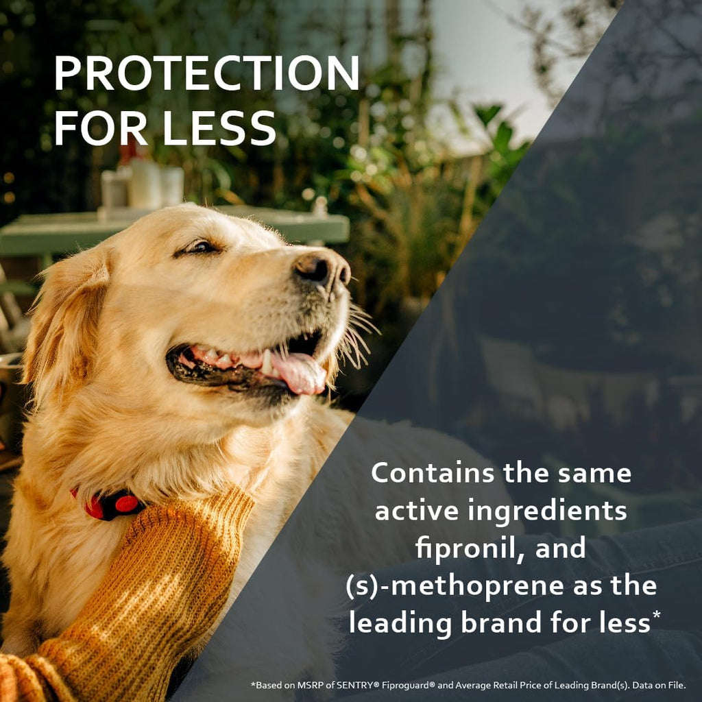 Sentry Fiproguard for small dogs packaging back informational panel