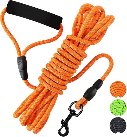 Vivifying Floating Long Dog Leash, 20ft Dog Training Leash for Swimming and Lake, Reflective Long Rope Lead with Soft Handle for Outside, Yard, Camping, Hiking and Beach (Green) - Image 10