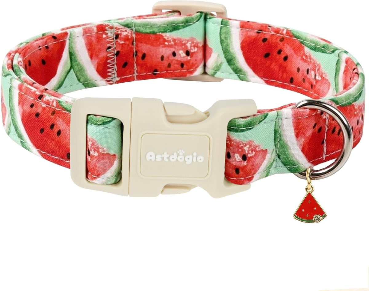 Medium Dog Collars for Male Dogs, Boy Dog Collars with Dinosaur PatternAdjustable Cotton Green Collar for Puppy DogIdeal, Daily Photos & Pet Fashion Accessory - Image 9