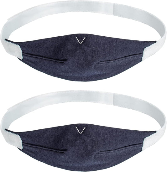 SyunsXoon adjustable chin strap replacement for ResMed front view on model