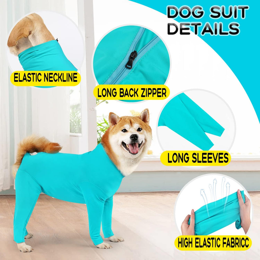 Parderry pet surgical bodysuit showing the breathable lightweight fabric texture