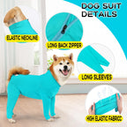 Parderry pet surgical bodysuit showing the breathable lightweight fabric texture