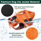 Kuoser high buoyancy pet safety preserver for boating and pools