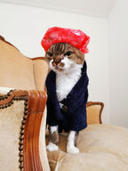 Close up of Kotomoda pet shower cap elastic band detail