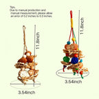 XLpeixin parrot cage chewing hanging toy close up