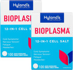 Hyland's Naturals Bioplasma Cell Salts Tablets 2 pack front view packaging showing 12 in 1 formula.