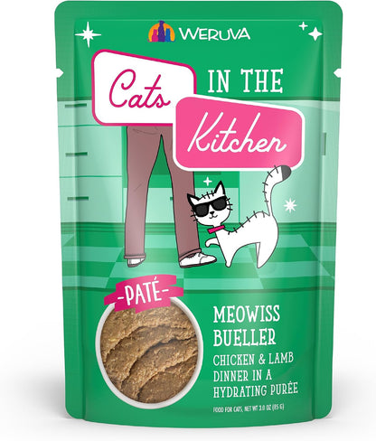 Weruva Cats in The Kitchen Slide N' Serve The Brat Pack Variety Cat Food Pouches 3 Ounce (Pack of 12) - Image 15