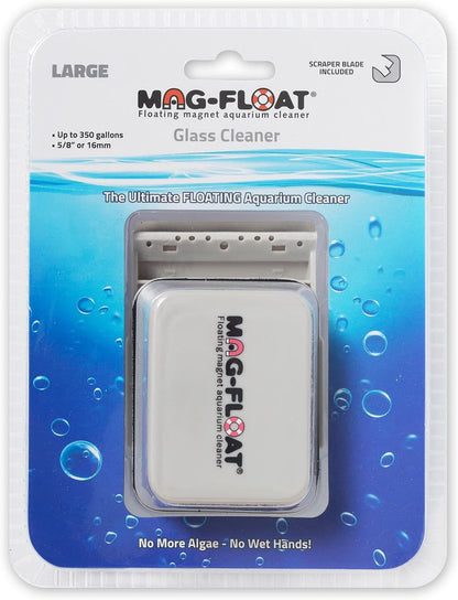 Mag-Float Large Glass Floating Algae Scraper 350 front view aquarium magnetic cleaner