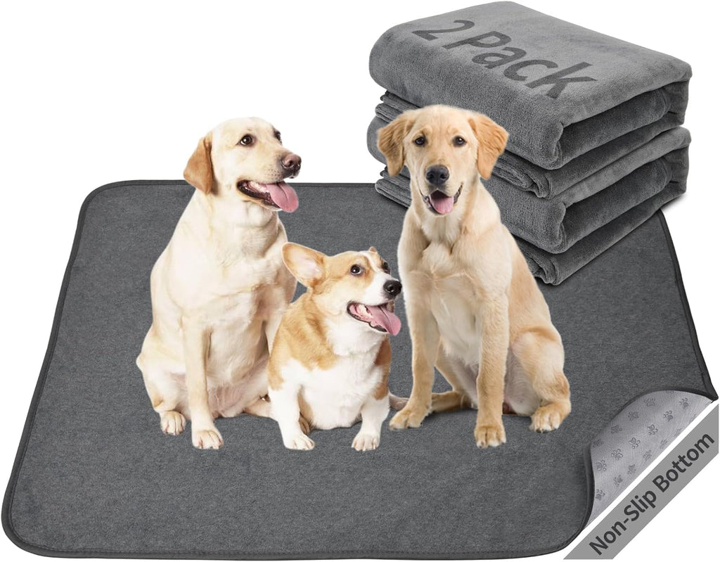 Washable Pee Pads for Dogs 72x72: 4-Layer Extra Large Reusable Puppy Pad Non-Slip Backing, Waterproof Dog Pee Pad Washable for Potty Training, Playpen, Senior Dogs, Whelping, Incontinence - Image 14