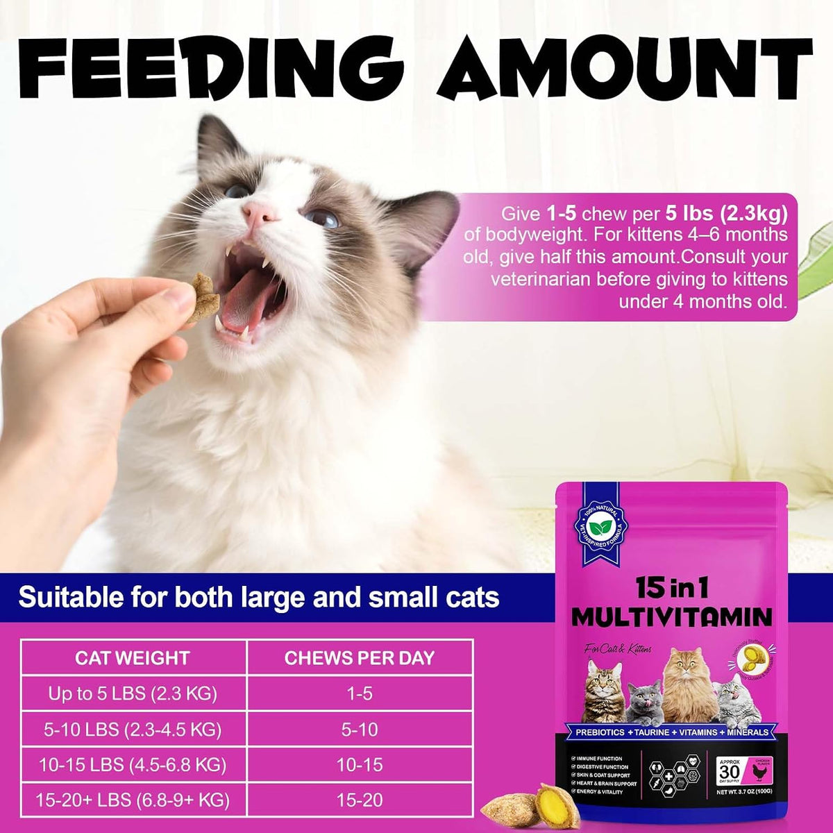 RSGRT daily cat treats displaying the unique crunchy and creamy dual-texture bite.