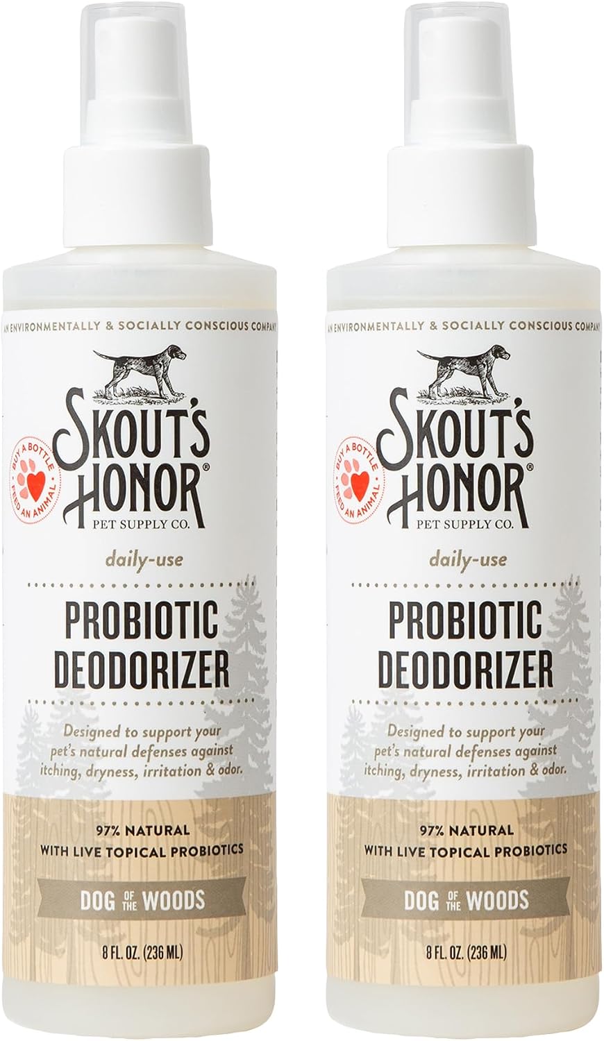 SKOUT'S HONOR Probiotic Pet Deodorizer Spray- Hydrating Daily-Use with Avocado Oil & Omega-3s, Microbiome Friendly Certiified, Paraben & Sulfate-Free, 97% Natural, 8oz, Sunkissed Coconut - Image 12