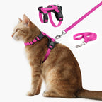 Plutus Pet Adjustable Cat Harness and Leash Set, Quick Release, Escape Proof Nylon Vest with Leather Trim for Kitten, Small Medium Large Cats, Brown - Image 12