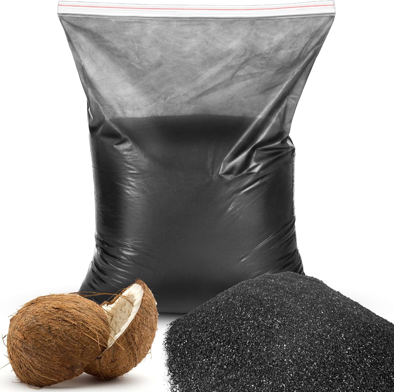 Threlaco coconut granular activated carbon ten pounds front view bag