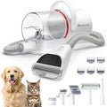 HomeRunPet Ultra Quiet Dog Grooming Vacuum front view showcasing the white main suction unit and premium branding