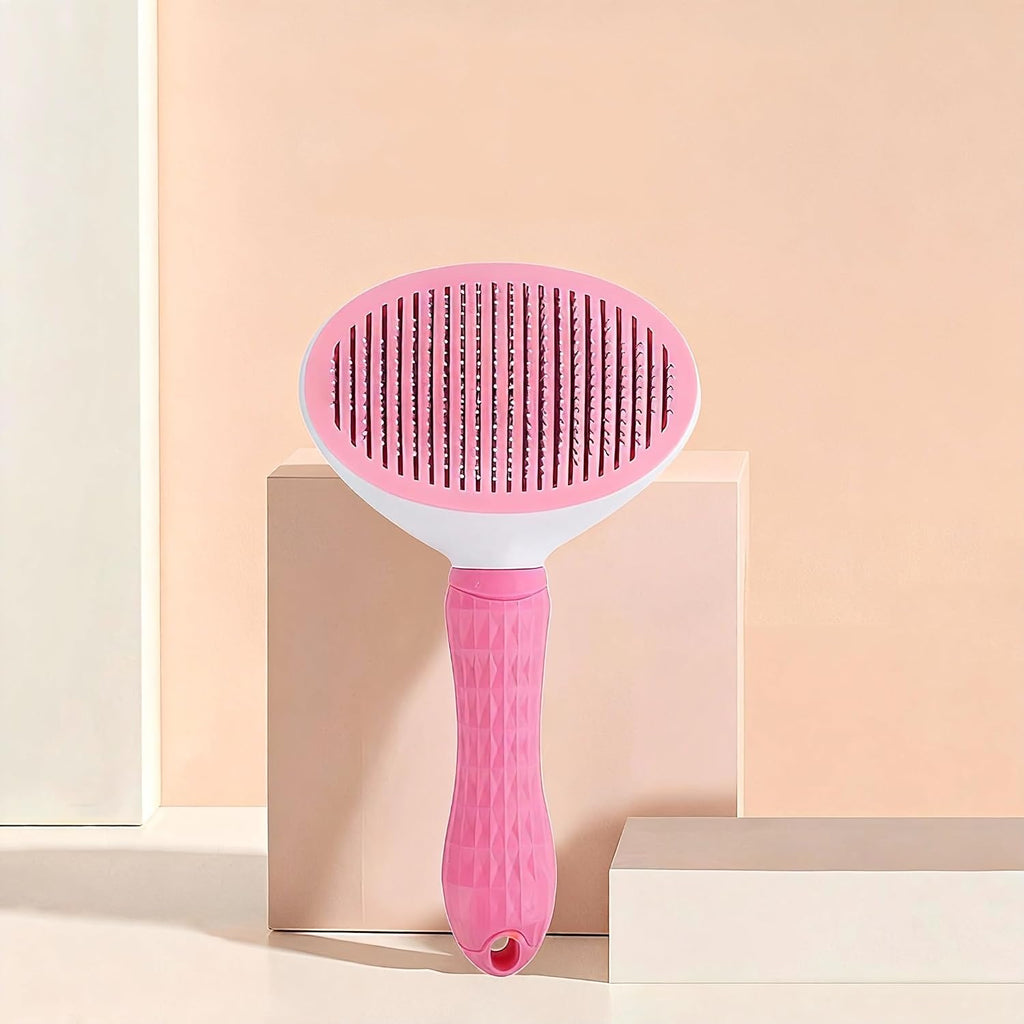 Valuevibes pet grooming tool showing one-click hair release feature