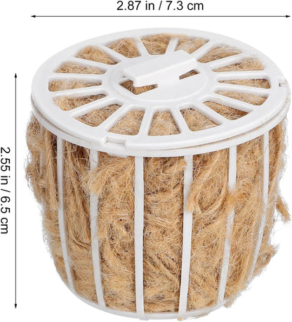 Close up of Supvox bird nesting fibers showing natural cotton texture