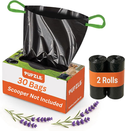 Pupzle Dog Pooper Scooper with Bag Attachment, 40" Long Handle Pooper Scooper for Large Dogs, Dog Poop Scoop for Yard, Large Capacity Swivel Bin and Rake, Lavender Scented Bags (Green) - Image 10
