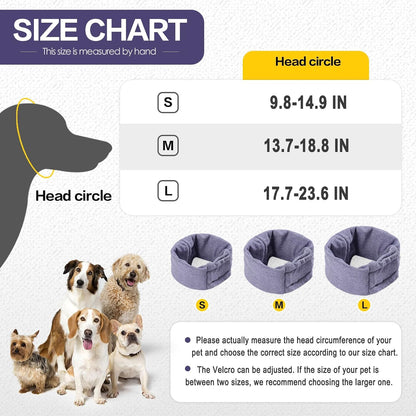 Meifsou dog ear muffs showing adjustable elastic strap