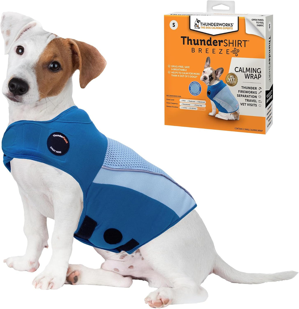 ThunderShirt Breeze for Dogs, Large, Sky Blue, Extra Breathable Mesh Fabric, Dog Anxiety Relief Vest for Every Day Stress & Calming During Thunder Storms and Fireworks - Image 11
