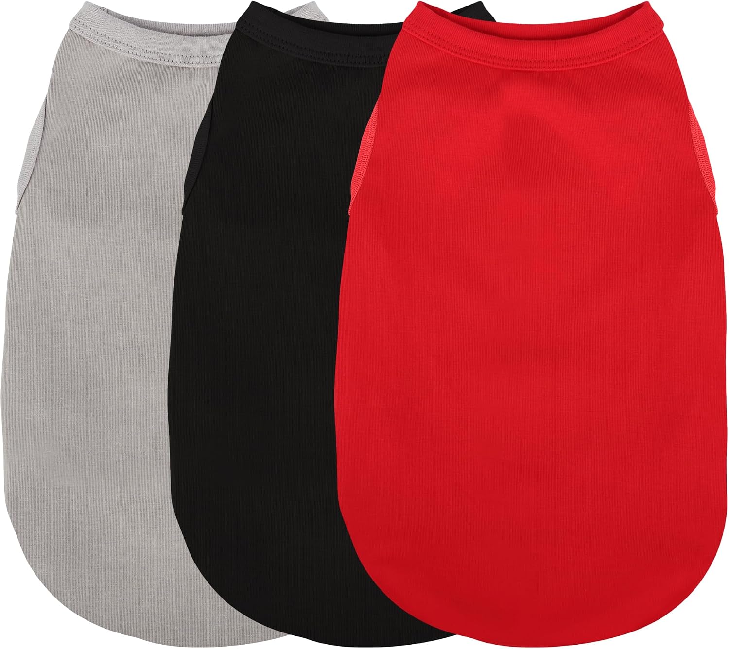 Upgrade Your Pup's Wardrobe: Sleek Solid-Colored Dog Shirt Tank Top, Perfect for Small to Medium Dogs, Offering Simple Style and Comfort Black M - Image 11