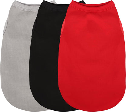 Upgrade Your Pup's Wardrobe: Sleek Solid-Colored Dog Shirt Tank Top, Perfect for Small to Medium Dogs, Offering Simple Style and Comfort Black M - Image 11
