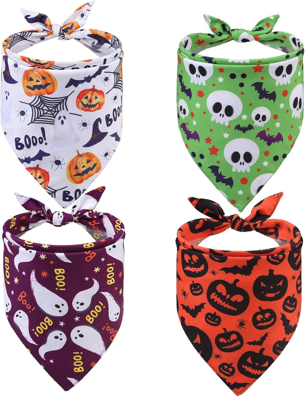 EXPAWLORER Dog Cooling Bandana Set - 4 Pack Hawaiian Dog Bandanas, Pet Summer Essentials Chill Cool Out Triangle Scarf Handkerchief Bib with Cute Fruits Pattern for Small Medium Large Dogs, Large - Image 12