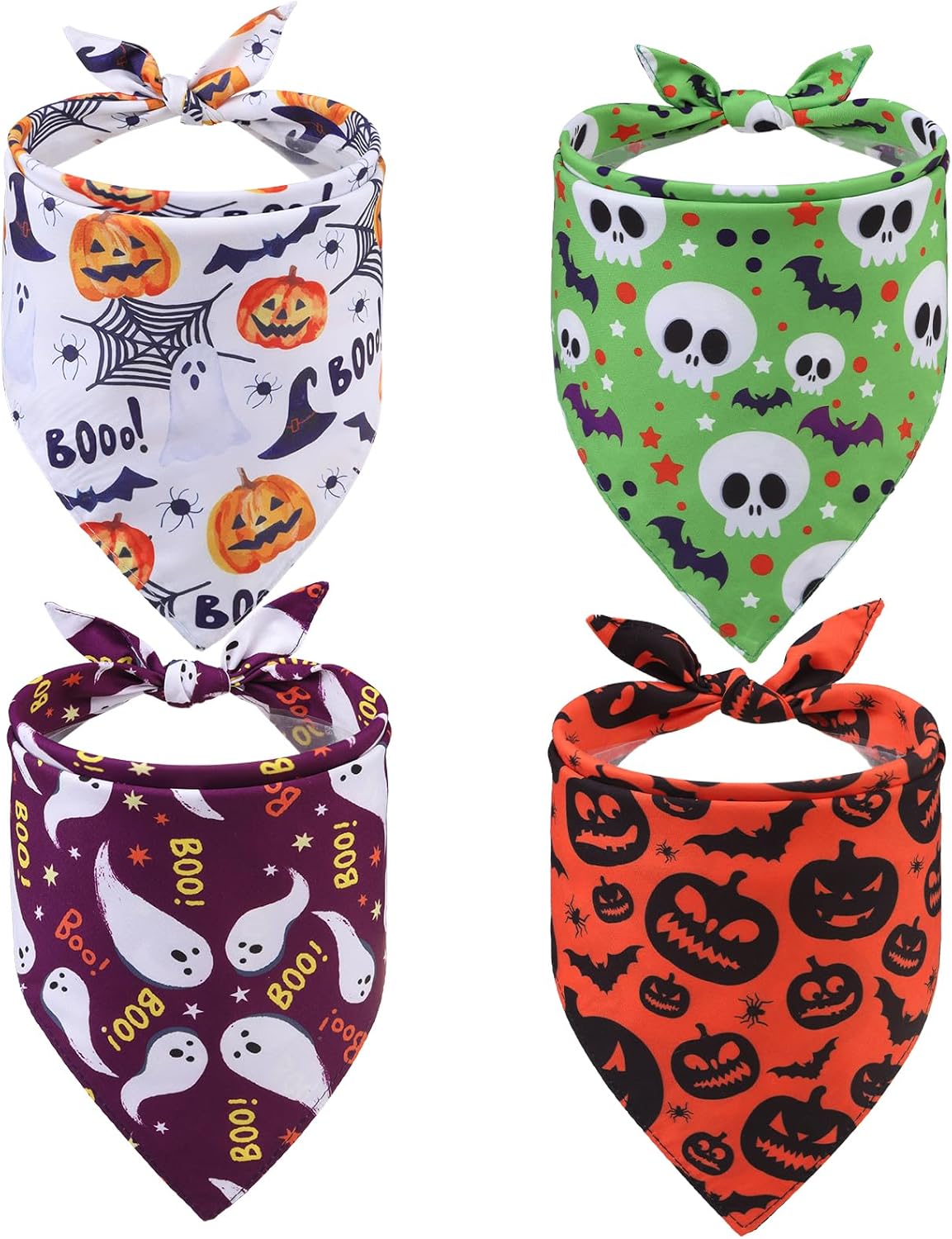 EXPAWLORER Dog Cooling Bandana Set - 4 Pack Hawaiian Dog Bandanas, Pet Summer Essentials Chill Cool Out Triangle Scarf Handkerchief Bib with Cute Fruits Pattern for Small Medium Large Dogs, Large - Image 12
