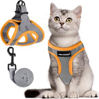 FAYOGOO Escape Proof Cat Harness and Leash Set for Walking, Secure-Fit Step-in Cat Vest Harness, Soft & Lightweight for Kittens and Large Cats - Image 14