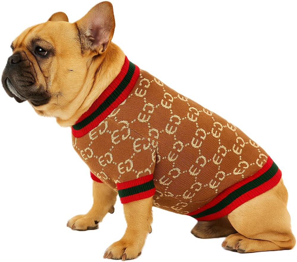 Everything Chic Luxury Dog Sweater - Soft Knit Designer Pet Outfit for Small Dogs & Puppies, XS-L, Stylish Warm Clothing for Yorkies, Chihuahuas, Dachshunds, Maltese, French Bulldog - Image 14