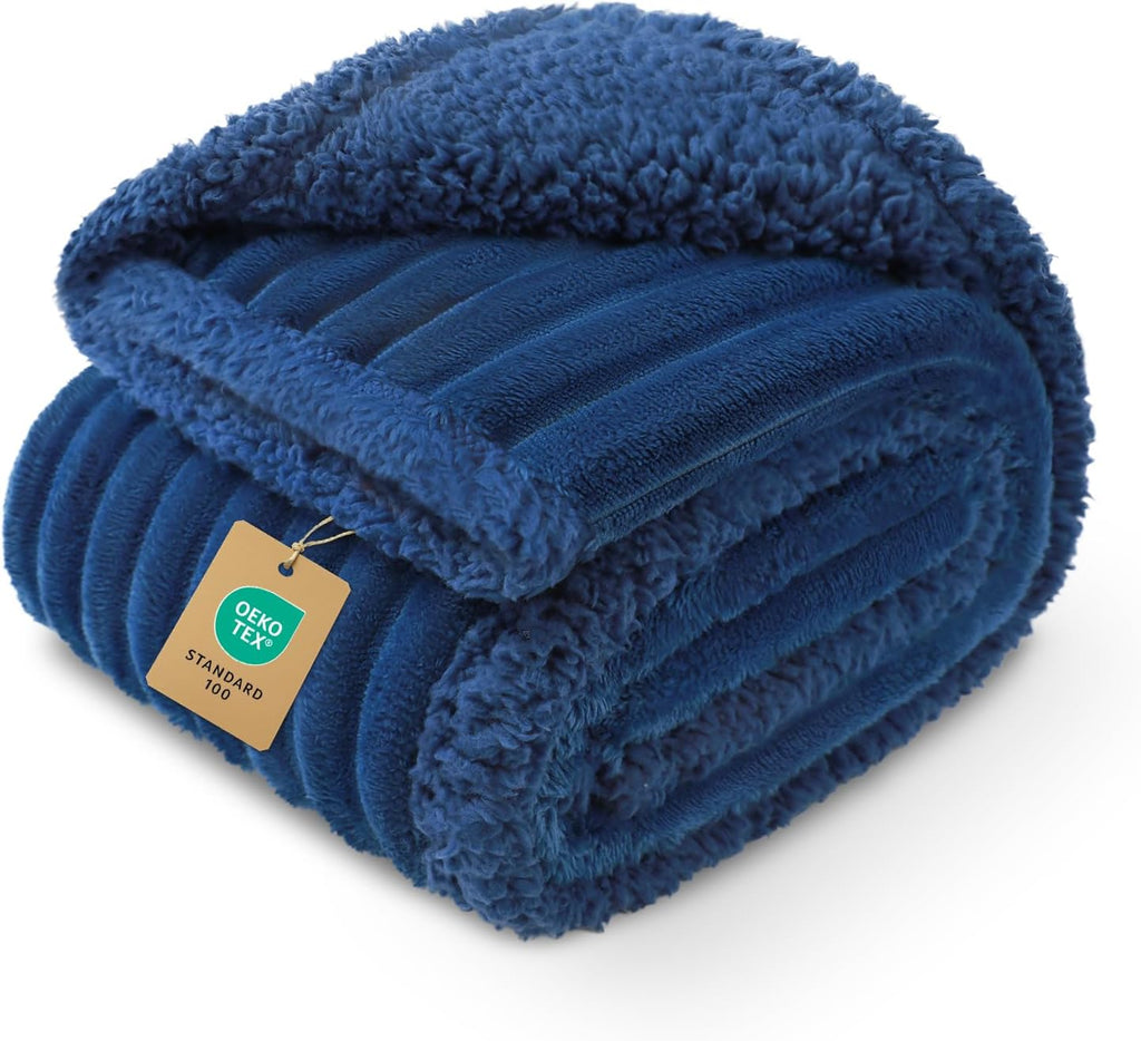 Luciphia Waterproof Dog Blanket for Large Dogs Ultra-Soft Calming Cut Pile Flannel Throw Durable & Warm Furniture Protection for Couch Bed Pet Blanket Machine Washable Stone Gray,L(65''x57'') - Image 9