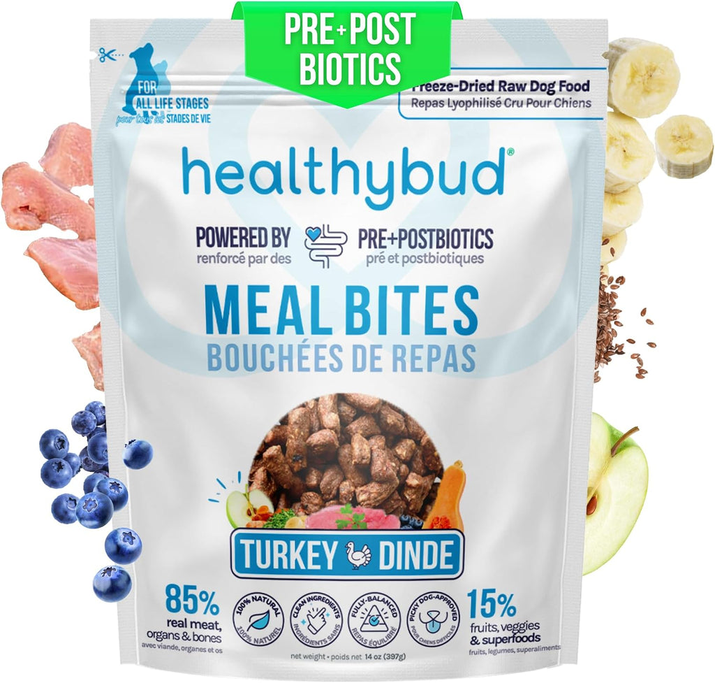 Healthybud freeze dried kibble style dog food bites