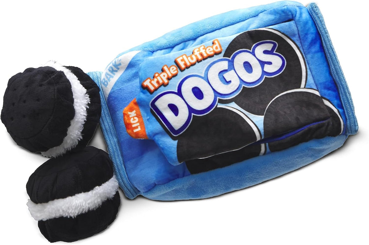 Full size Barkbox Toaster Poodle interactive dog toy