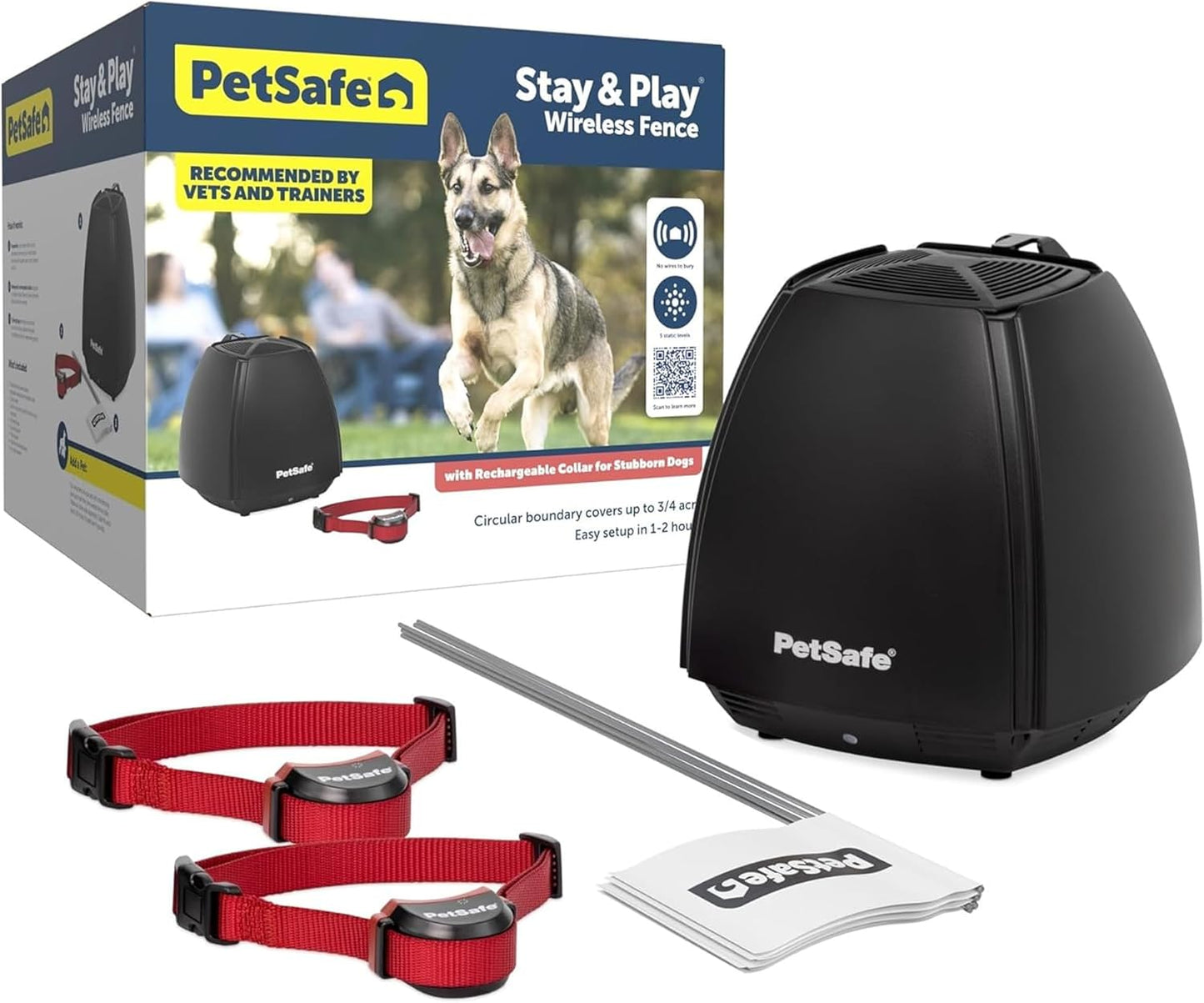 Authentic PetSafe stubborn dog collar strap and buckle detail
