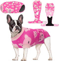 CuteBone Dog Surgery Recovery Suit front view for abdominal wounds