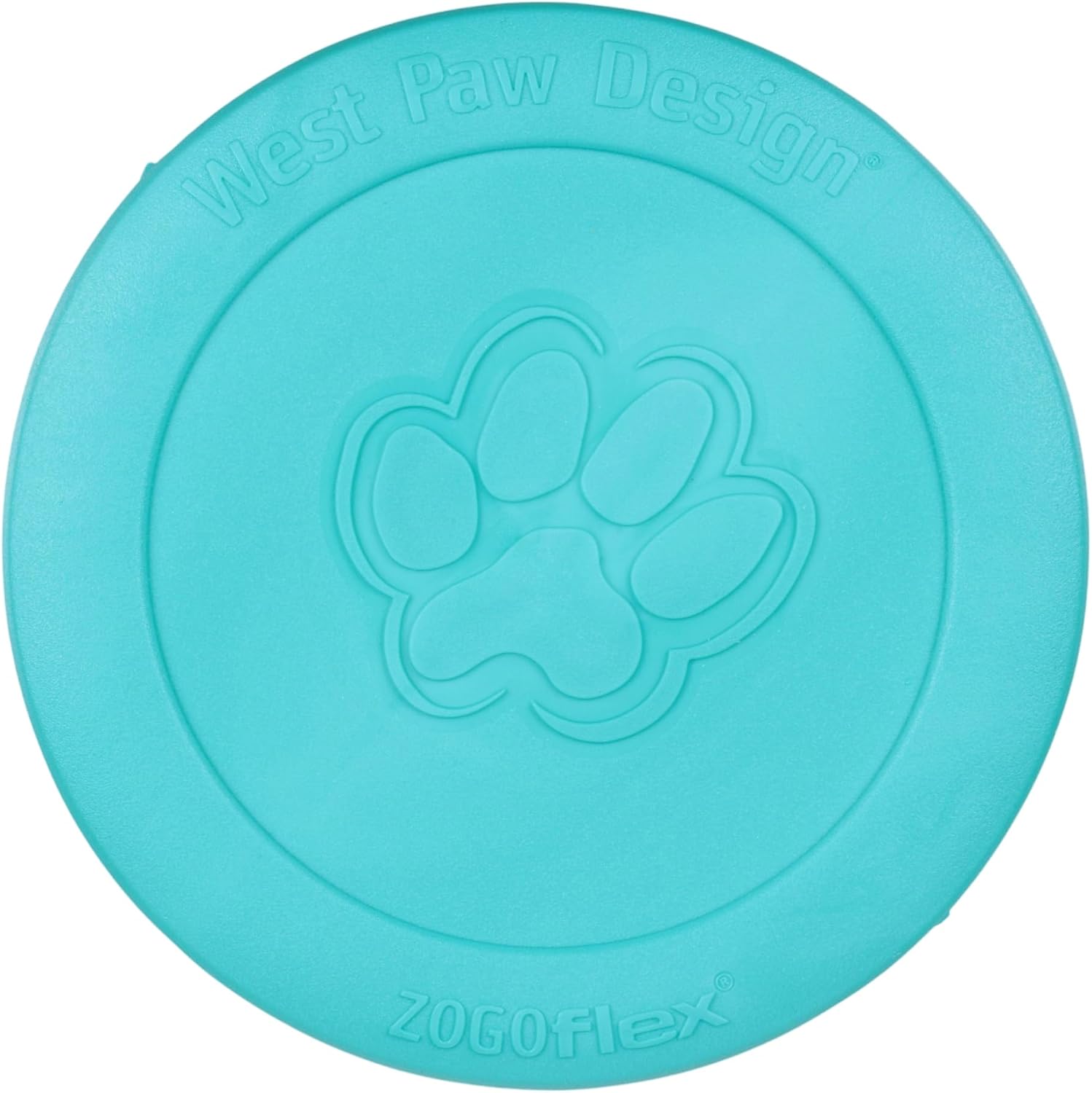 West Paw Zogoflex Zisc Dog Flying Disc, High Flying Aerodynamic Disc for Dogs Puppy - Lightweight, Floatable Disc for Fetch, Tug of War, Catch, Play - Doubles as Food/Water Bowl, Small 6.5", Aqua Blue - Image 9