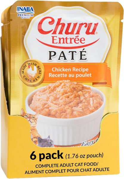 INABA Churu Entre Pate for Kittens, Grain-Free, High Moisture, Prebiotic Wet Cat Food, 1.76oz. per Pouch, 6 Pouches, Chicken Recipe with Tuna - Image 11