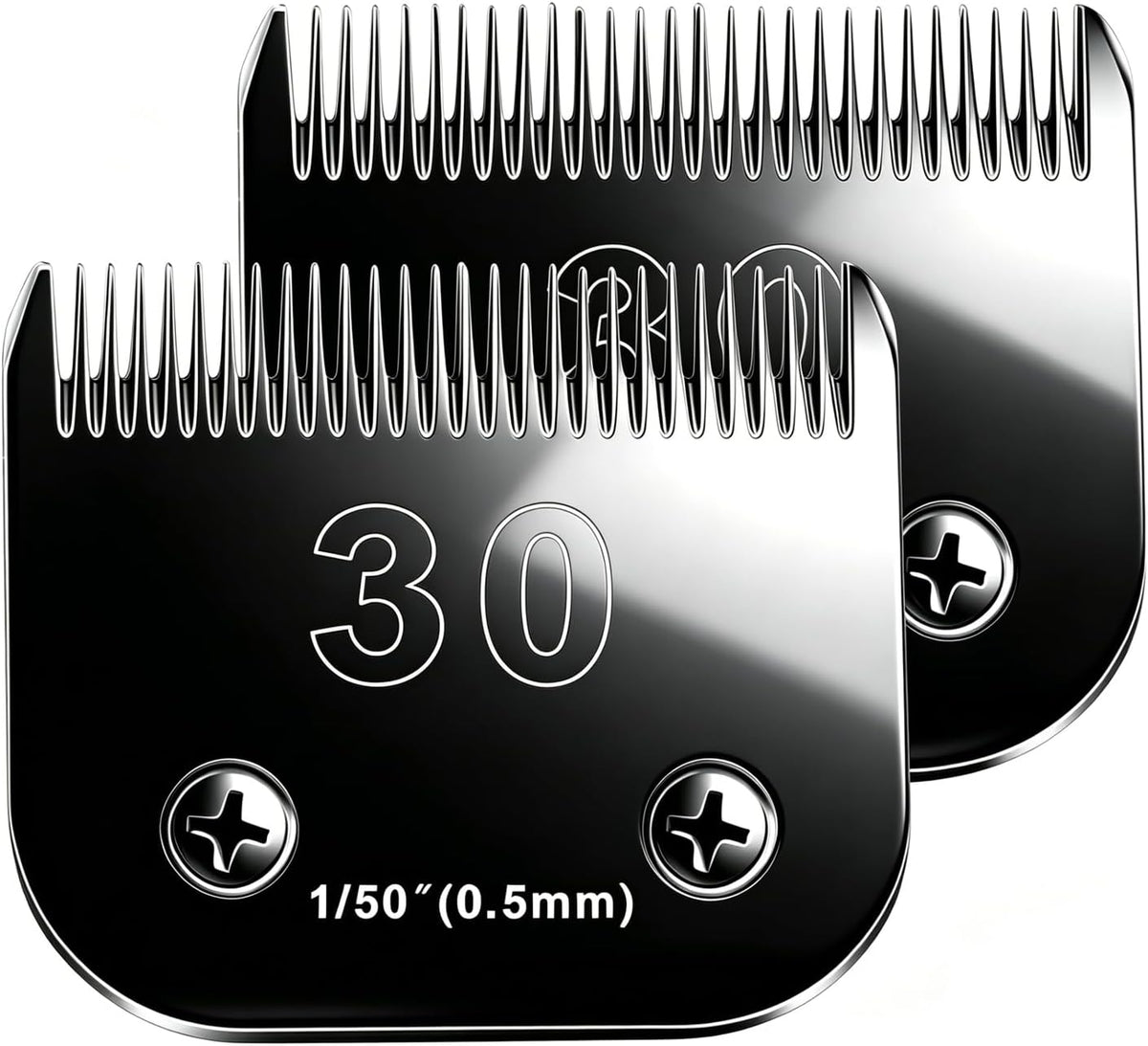 2PCS 7FC Blades Dog Grooming Blades Compatible with Andis Dog Clippers Blades,Dog Clipper Blades Compatible with Oster A5,Wahl km10 Dog Clippers for Animal Dog Cat Horse - Image 9
