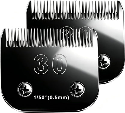 2PCS 7FC Blades Dog Grooming Blades Compatible with Andis Dog Clippers Blades,Dog Clipper Blades Compatible with Oster A5,Wahl km10 Dog Clippers for Animal Dog Cat Horse - Image 9