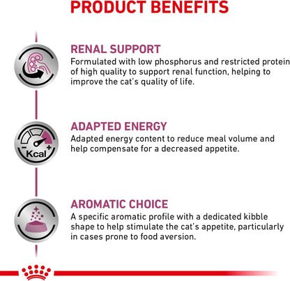 USA sourced Royal Canin Feline Renal Support S three pound package