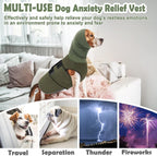 KOESON pet calming hoodie for small dogs noise reduction wrap