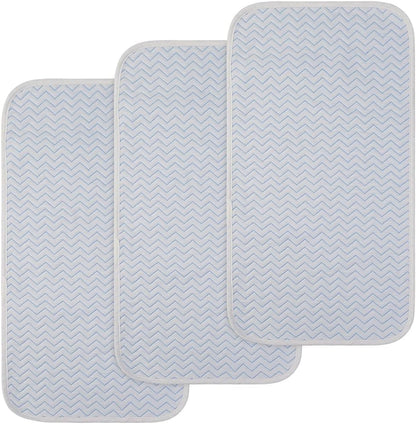 BlueSnail quilted waterproof changing pad liners front view